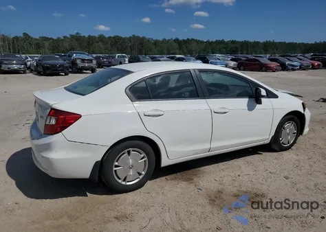 2012 Honda Civic Hf z USA, uszkodzony, nr VIN 2HGFB2F68CH523179